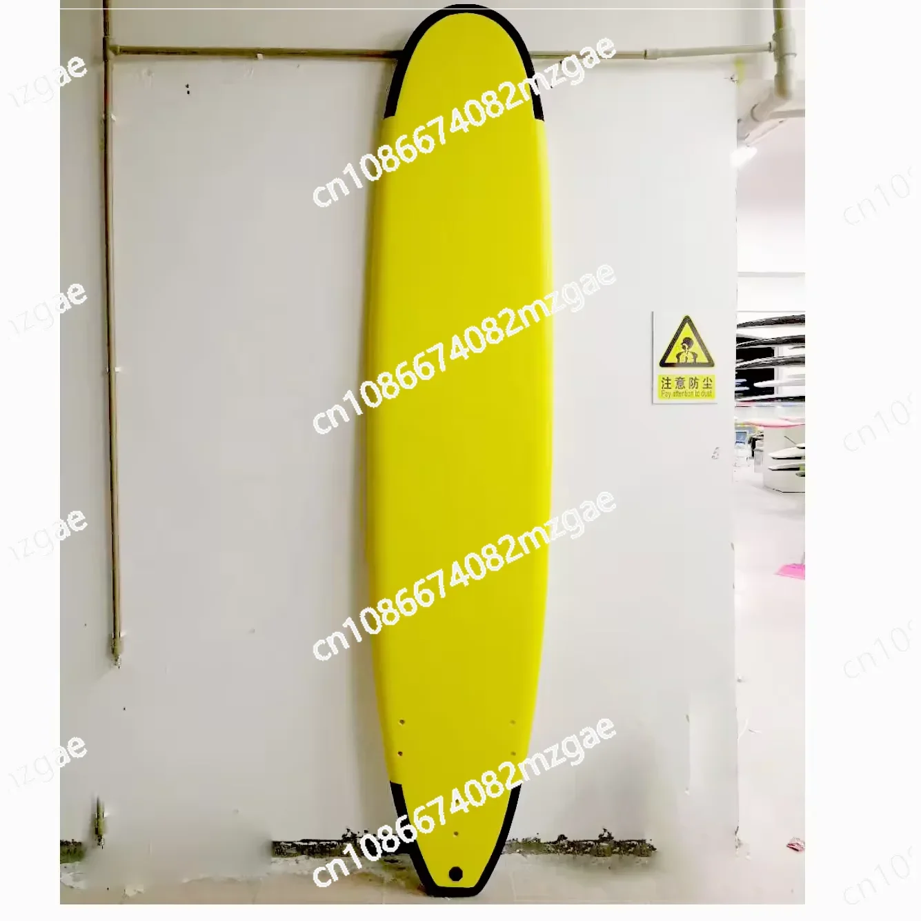 High Quality IXPE Foam Surfboard Longboard Ultra Soft Top with EVA Bumper Head and Tail for Surfing