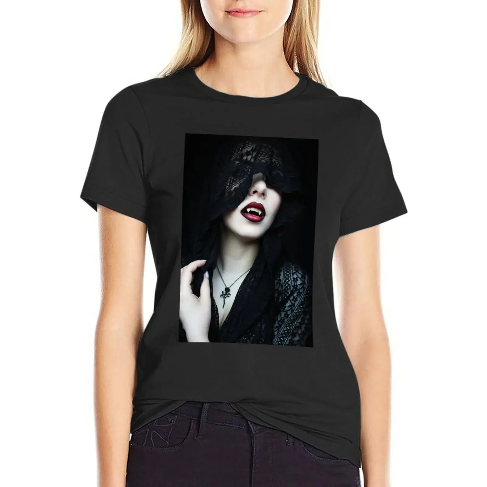 Vampire Bride T-Shirt cute clothes Short sleeve tee kawaii clothes cute t-shirts for Women