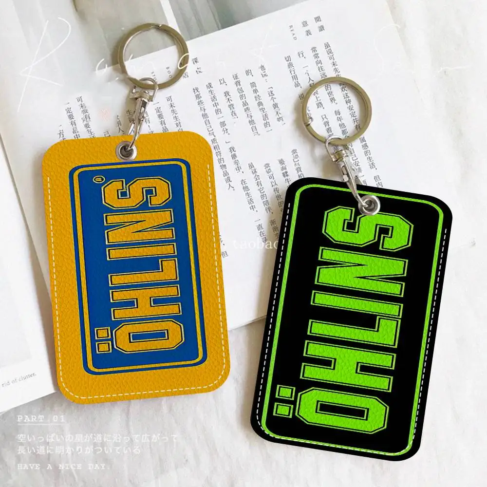 O-Ohlins الكرتون بطاقة المفاتيح أنيمي الأزياء قلادة حقيبة معرف الباب بطاقة حالة حافلة بطاقة لطيف الكبار هدية عيد ميلاد #4