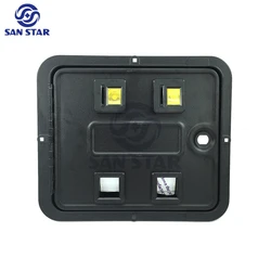 1PCS American Style Twin Coin Acceptor Metal Game Coin Door For Vintage Pinball Machine Vending Machine Claw Machine