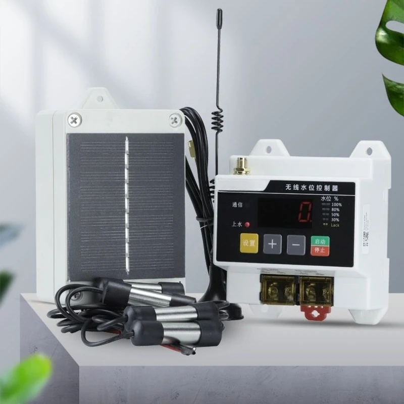 Wireless Remote Water Level Controller Water Pump Water Tower 220V Liquid Level Remote Control Float Sensor Switch