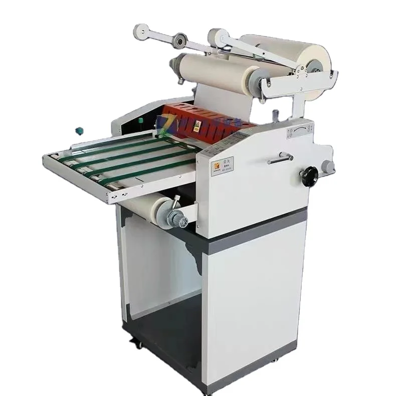 

5.5A 220V Steel Roll Laminating Machine with Manual Paper Feed Digital Display Laminator Pull the Pressurized Spring for Office