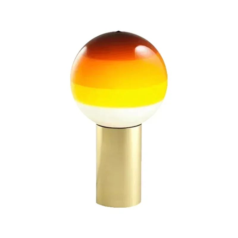 Modern Decor Desk Light Nordic Colorful Glass Ball Balloon Portable Lamps LED Table Lamp Bedroom Restaurant Hotel Art Creative