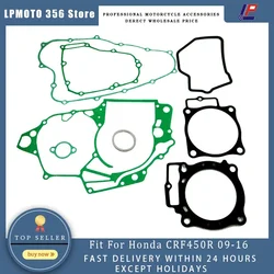 Motorcycle Engine Gaskets Cylinder Crankcase Covers Gasket kit set For Honda CRF 450 R CRF450R 2009-2016