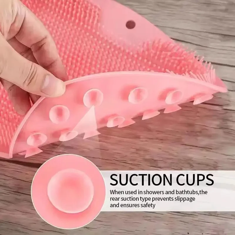 Foot Rubbing Back Rubbing Artifact Bathroom Massage Bath To Remove Dead Skin Feet Dirt Wash Silicone Bathtub Non-Slip Bath Mats - view 5