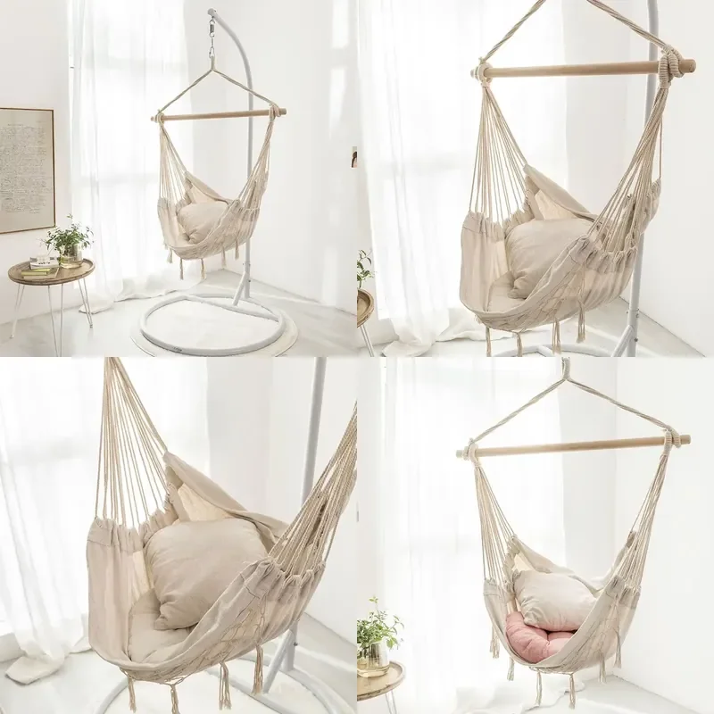 for Ins Internet celebrity swing chair dormitory photography bed and breakfast lazy girl balcony bohemian home cradle
