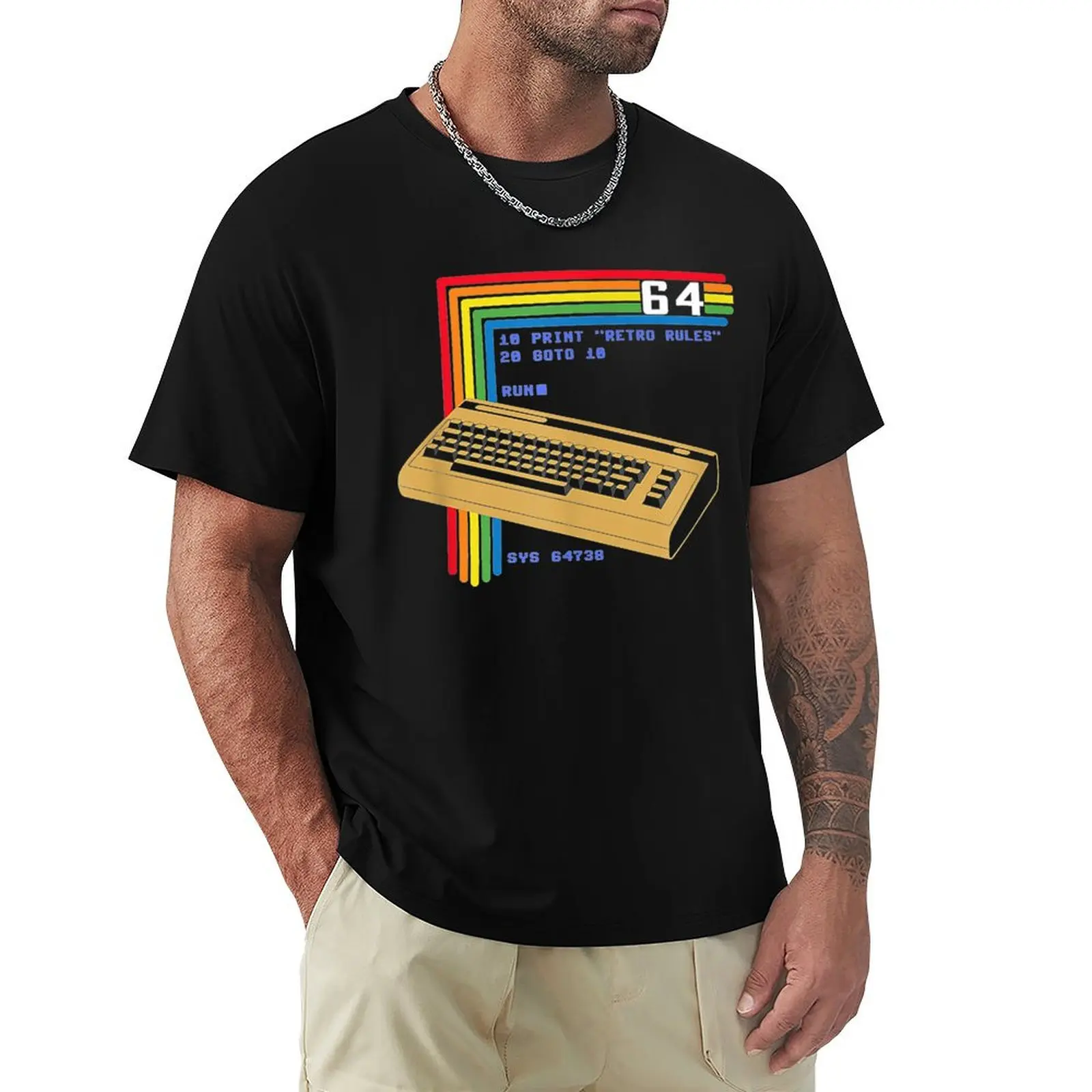 

Retro Computer C64 T-Shirt Holiday Vacation Tee Shirt