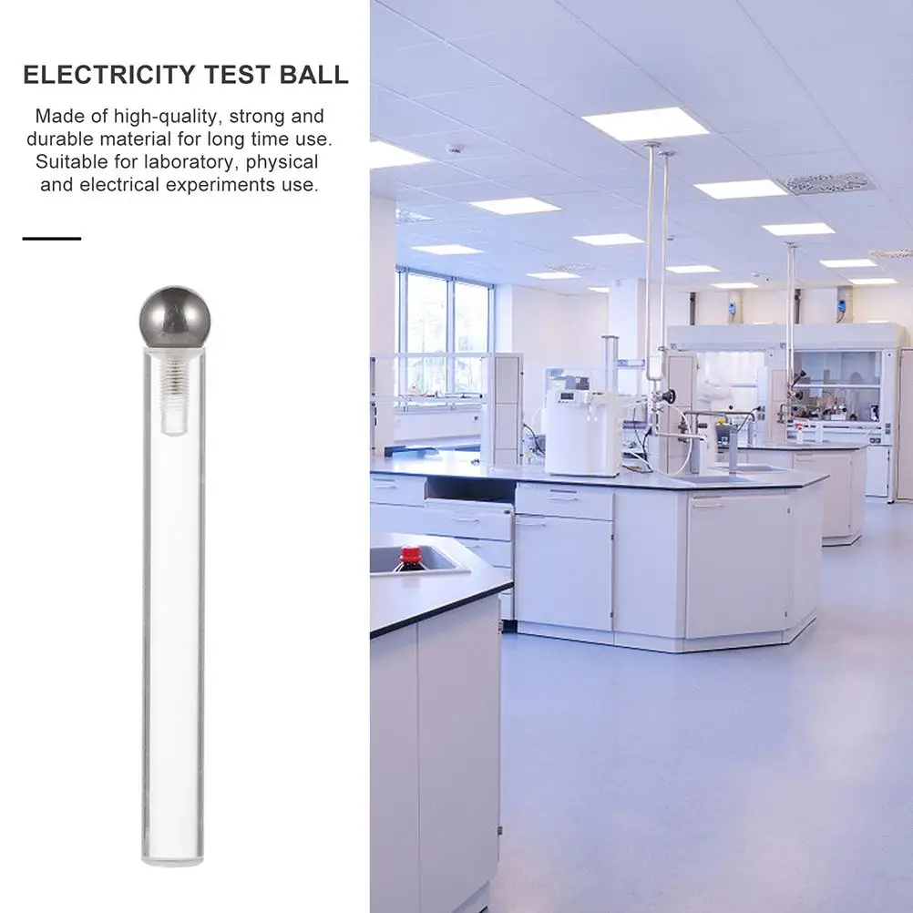 2 Pcs Electricity Test Balls for Physics Experiment Tools Static Electric Kits Plastic Student Science