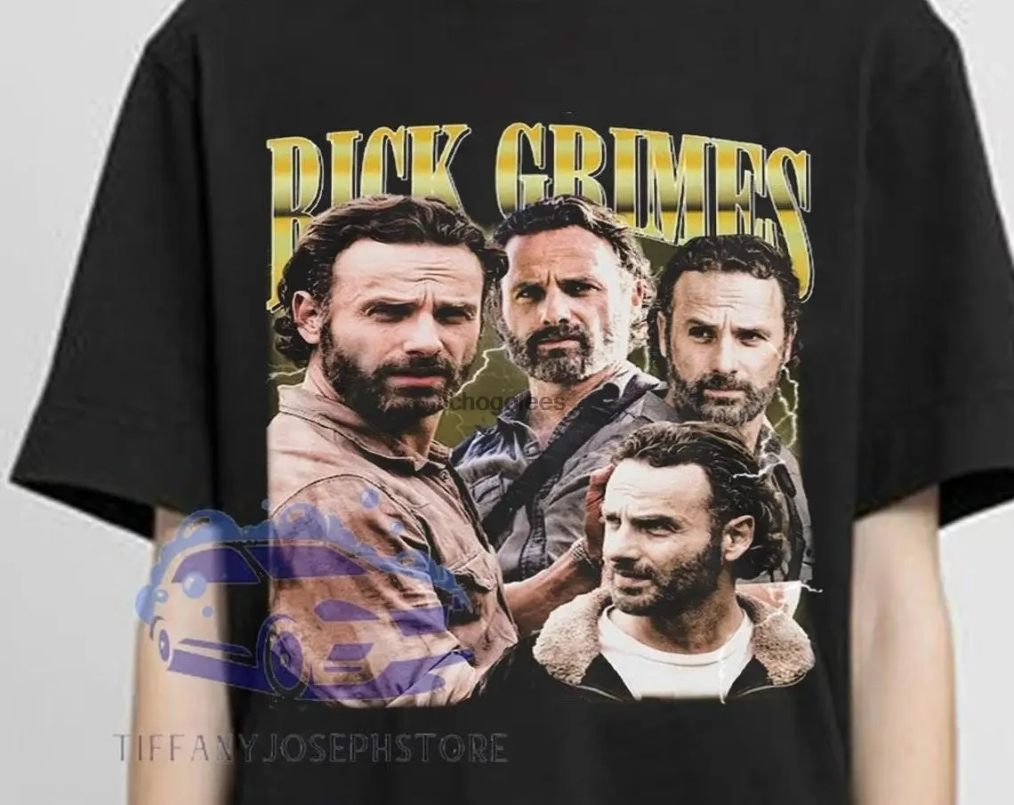 Vintage Limited Rick Grimes Shirt Women And Man Shirt The Walking Dead Shirt