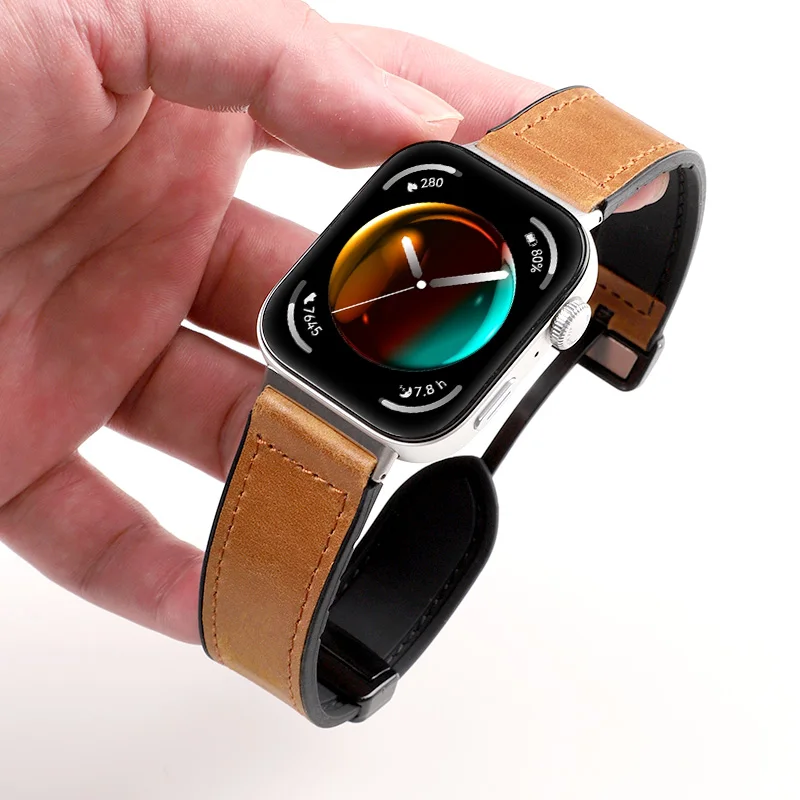 Silikon + Leder für Huawei Watch Fit 4 Pro Armband Zubehör Ersatz Sport Correas Armband für Huawei Watch Fit 4 3 Band