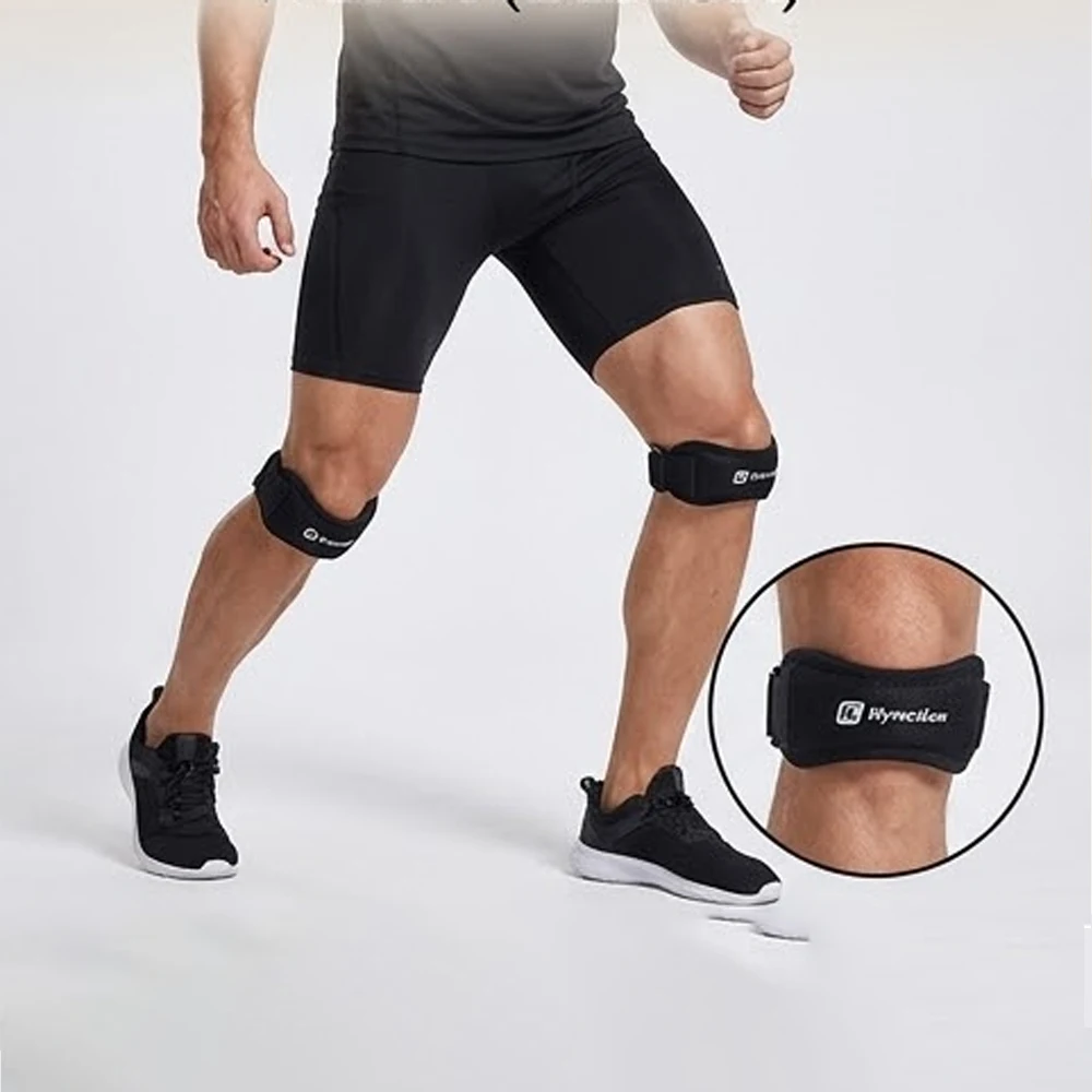 2 Peças de Faixas Ajustáveis para Joelho Kyncilor, Tiras de Tecido Respirável e Macio para Ciclismo, Corrida, Treinamento Físico ao Ar Livre