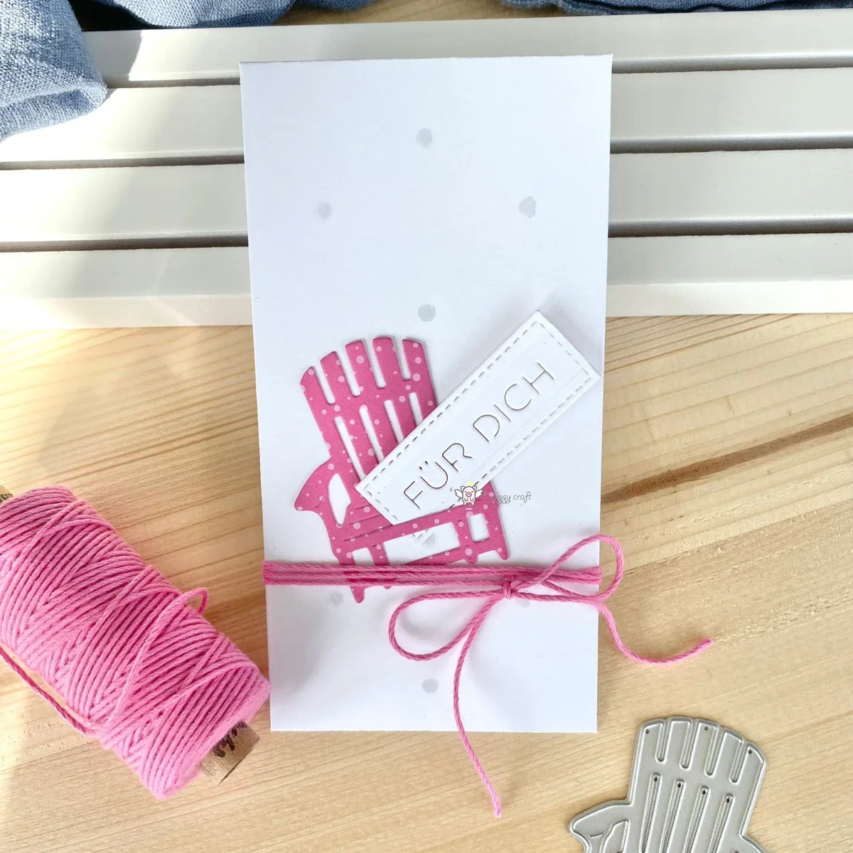 Piggy Craft metal cutting dies cut die mold Stool chair decoration Scrapbook paper craft knife mould blade punch stencils dies