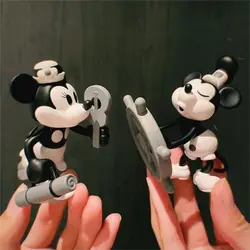 Disney Mickey Steamboat Willie Blind Box Action Figure Cute Surprise Toy Change Color Anime Figurine Model Decor Surprise Box