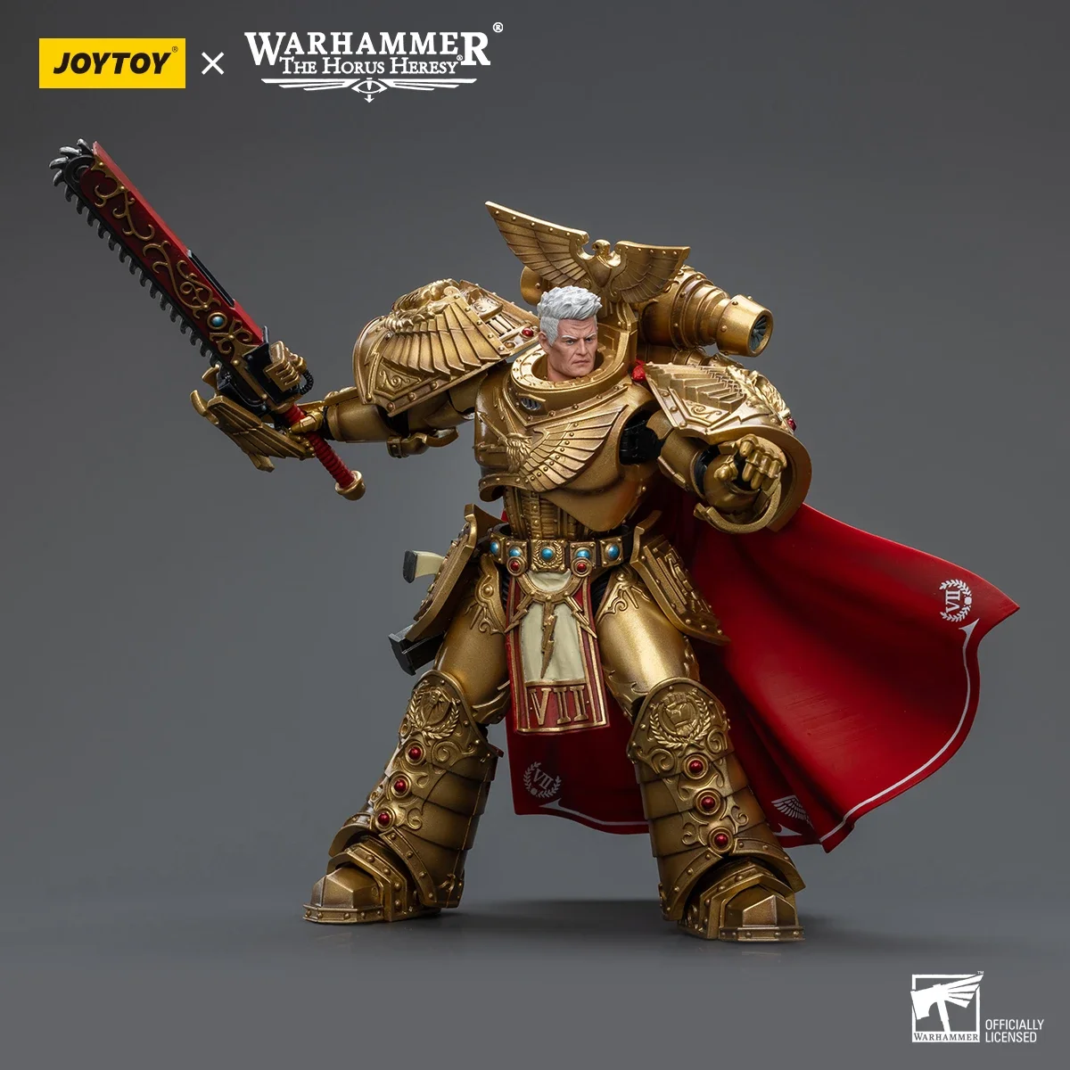 [Pré-venda] JOYTOY Warhammer The Horus Heresy Punhos Imperiais Rogal Dorn Figura de ação Anime Estatueta conjunta Modelo móvel Coletor