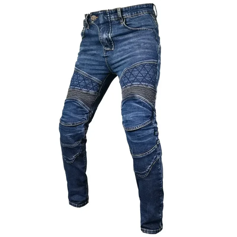 

Loong Biker Motorcycle Riding Protection Jeans Motocross Outdoor Sports Casual Wear-Resistant Pants Men's Fashion Motor Trousers