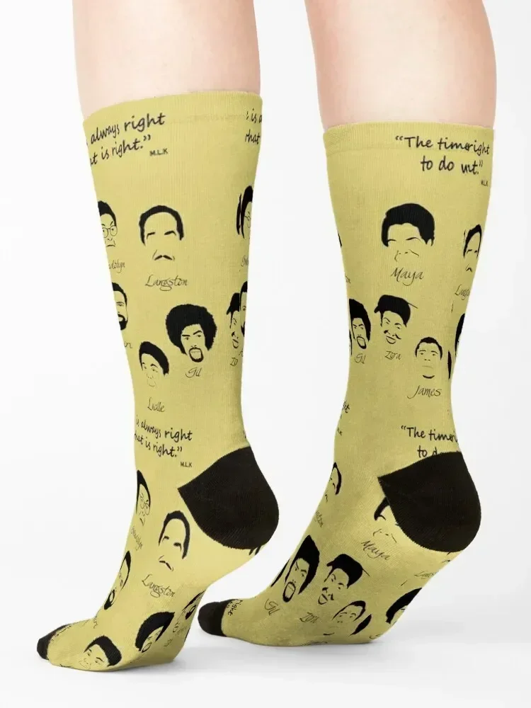 African American Writers Socks snow custom sports heated man Women Socks Men's