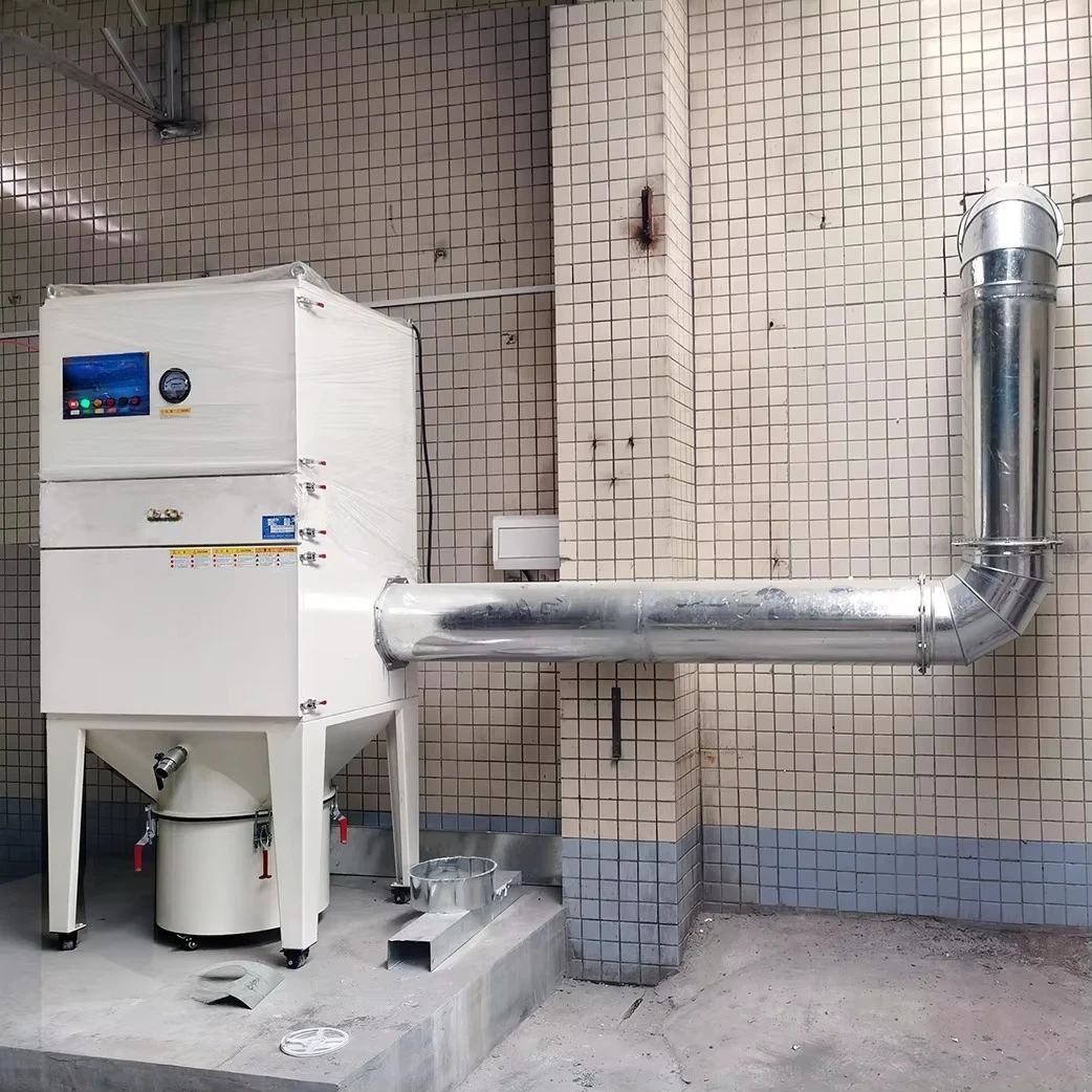 Pulse Jet Air Powder Cleaning Cartridge Filter Industrial Dust Collector