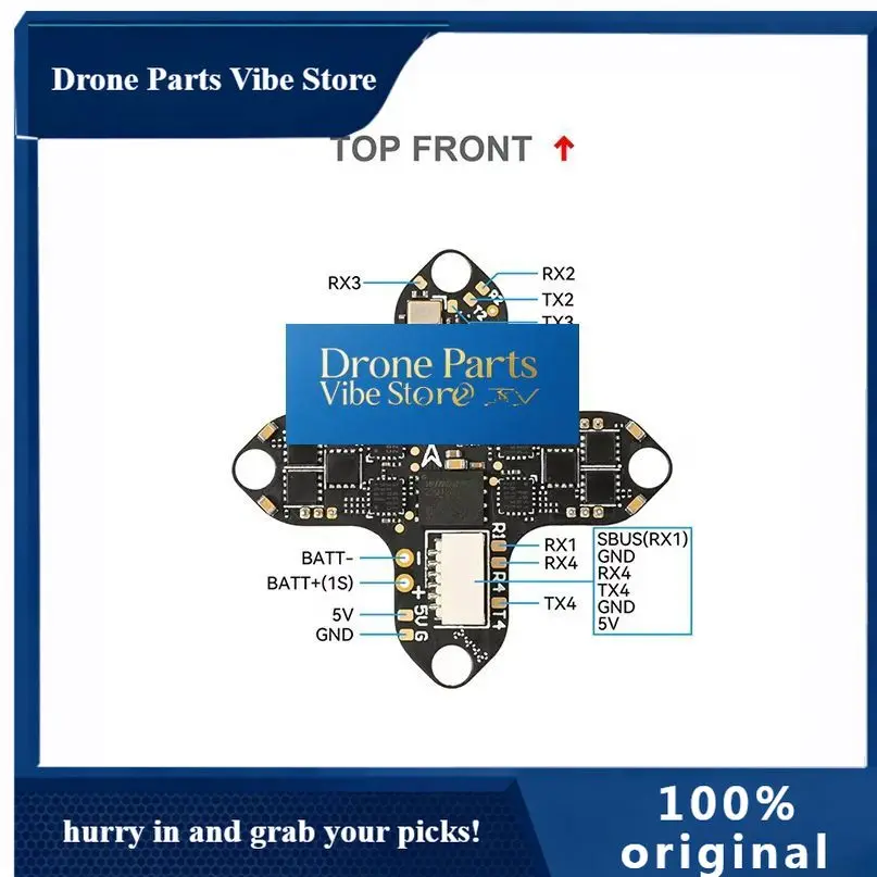 

Drone Parts For BETAFPV Matrix 1S 3IN1 / 4IN1 HD Brushless Flight Controller ELRS 2.4G Receiver For 1S HD Meteor75 Pro O4 Bwhoop