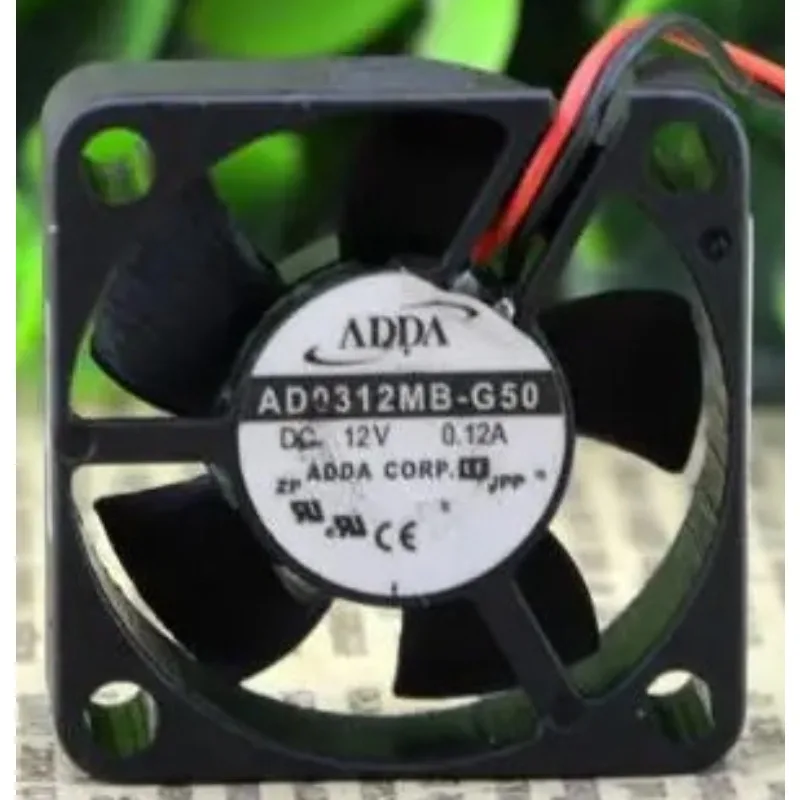 Original CPU Cooler Fan for ADDA AD0312MB-G50 12V 0.12A 3cm 2-wire Ball Cooling Fan 3010 30X30X10mm