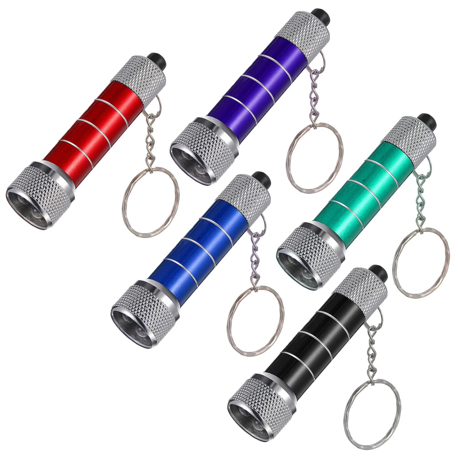 

10Pcs Creative Mini LED Torch Flashlight Keychain Durable Aluminium Alloy for Emergency and Gift Use Torch Keychain