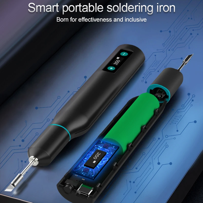 QUICK TS1 Smart Portable Soldering Iron Integrated Precision Welding Tip LCD Display, Stable Temperature, Repair Tools