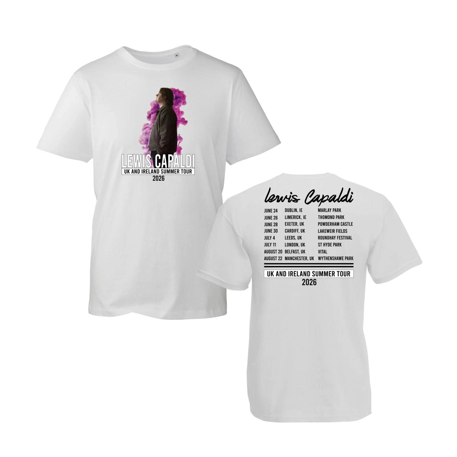 Lewis 2026 Tour T-shirt, UK & Ireland Tour T-shirt, concert fan gift T-shirt, unisex pure cotton loose shirt  t shirt women