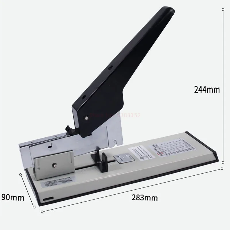 New Huapuda Large Capacity Stapler Bookbinding Stapling Staples Hand Operated Stapler 100/200 Paper Binding Stapler Heavy Duty