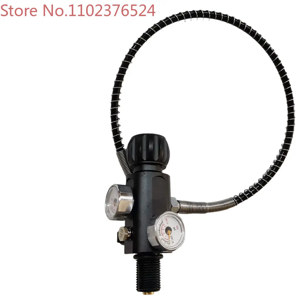 

PCP Paintball Scuba Tank valve Air Fill Station Charging Adapter With 20'' High Pressure Hose