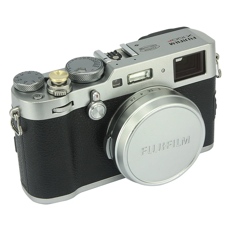 زر تحرير مصراع الكاميرا Haoge لـ Leica Q3 43/Q3/D-LUX8/M11 / M10 / M-10P / M9-P / M9 Type 240/m262 سطح مقعر ذهبي