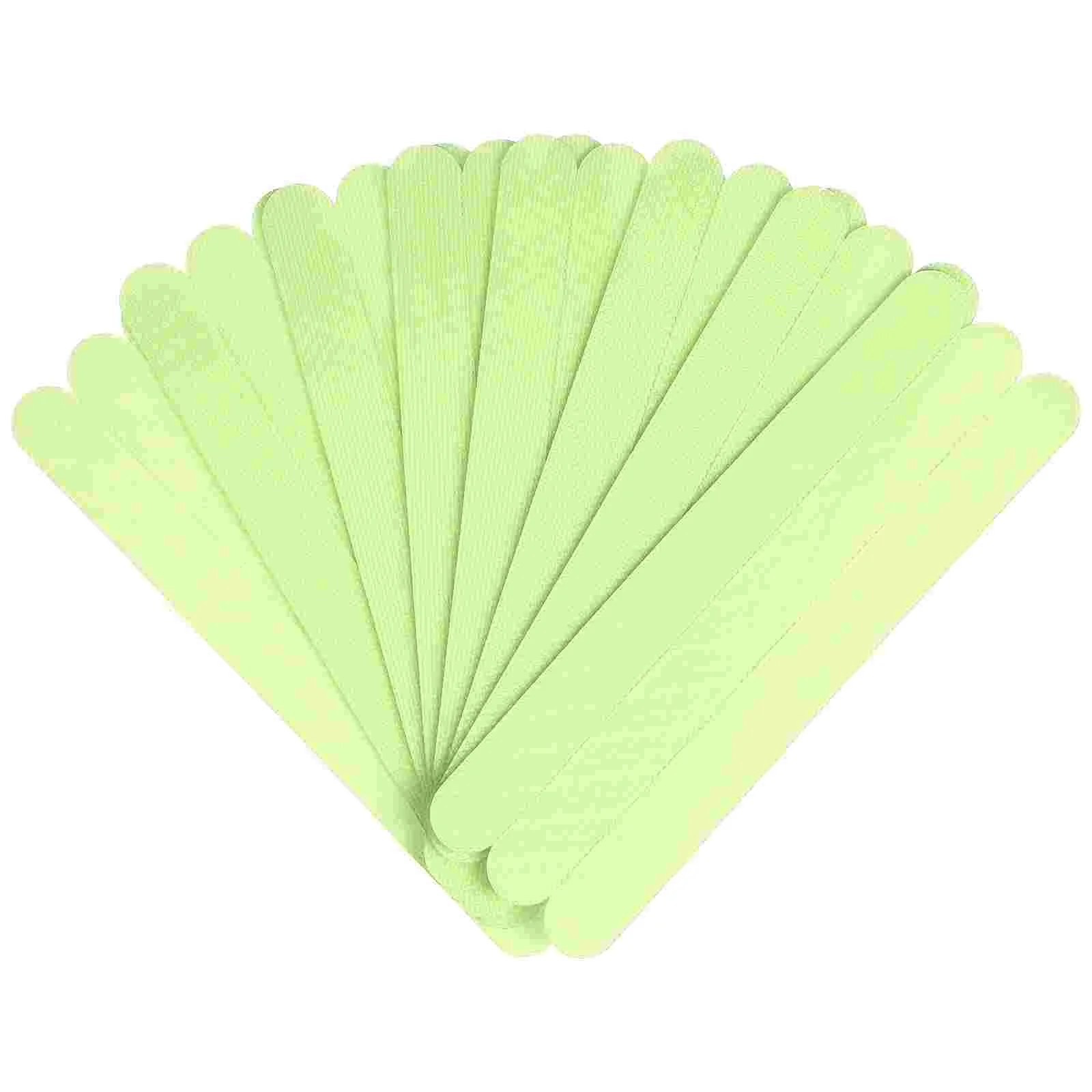 24 Pcs Fluorescent Adhesive Step Strips Stilts Outdoor Anti Slip Stair Treads Non Skid Luminous Anti-slip Steps Stickers Floor