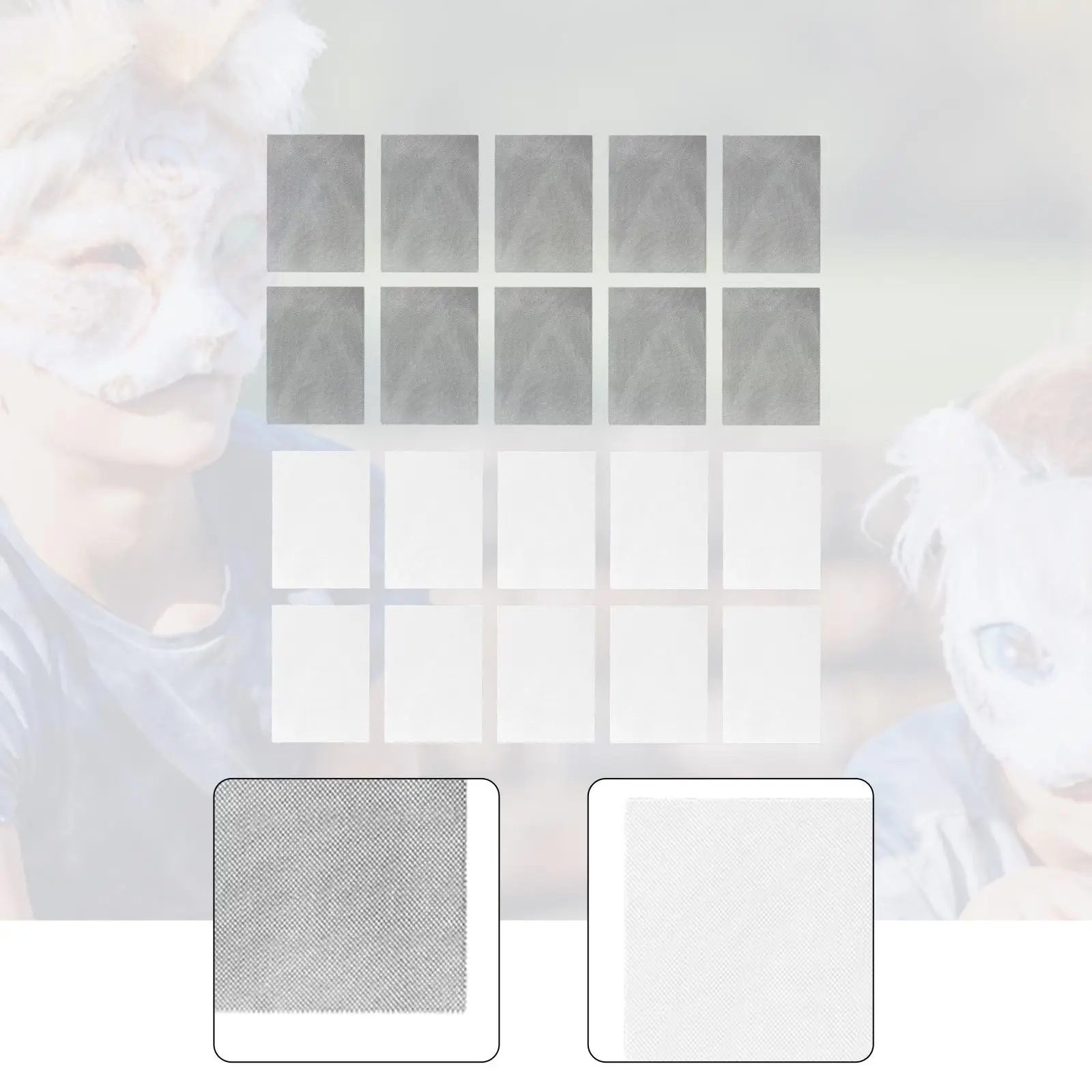 10x Fursuit Eyes Mesh Breathable Eye Mesh Sheet لمهرجان عيد الفصح
