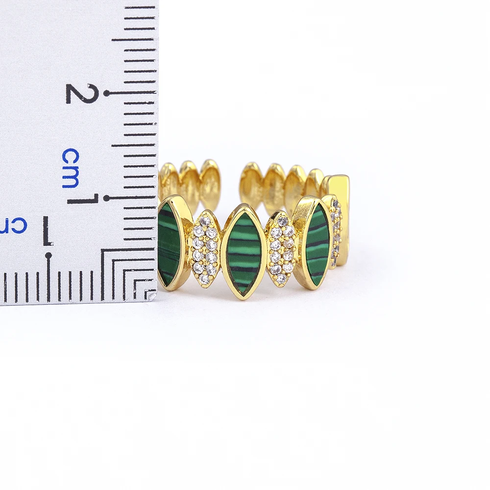 Nidin Lucky Turkish Evil Eye Ring For Women Girl Open Crystal Enamel  Finger Adjustable Jewelry Party Fashion Party Wedding Gift