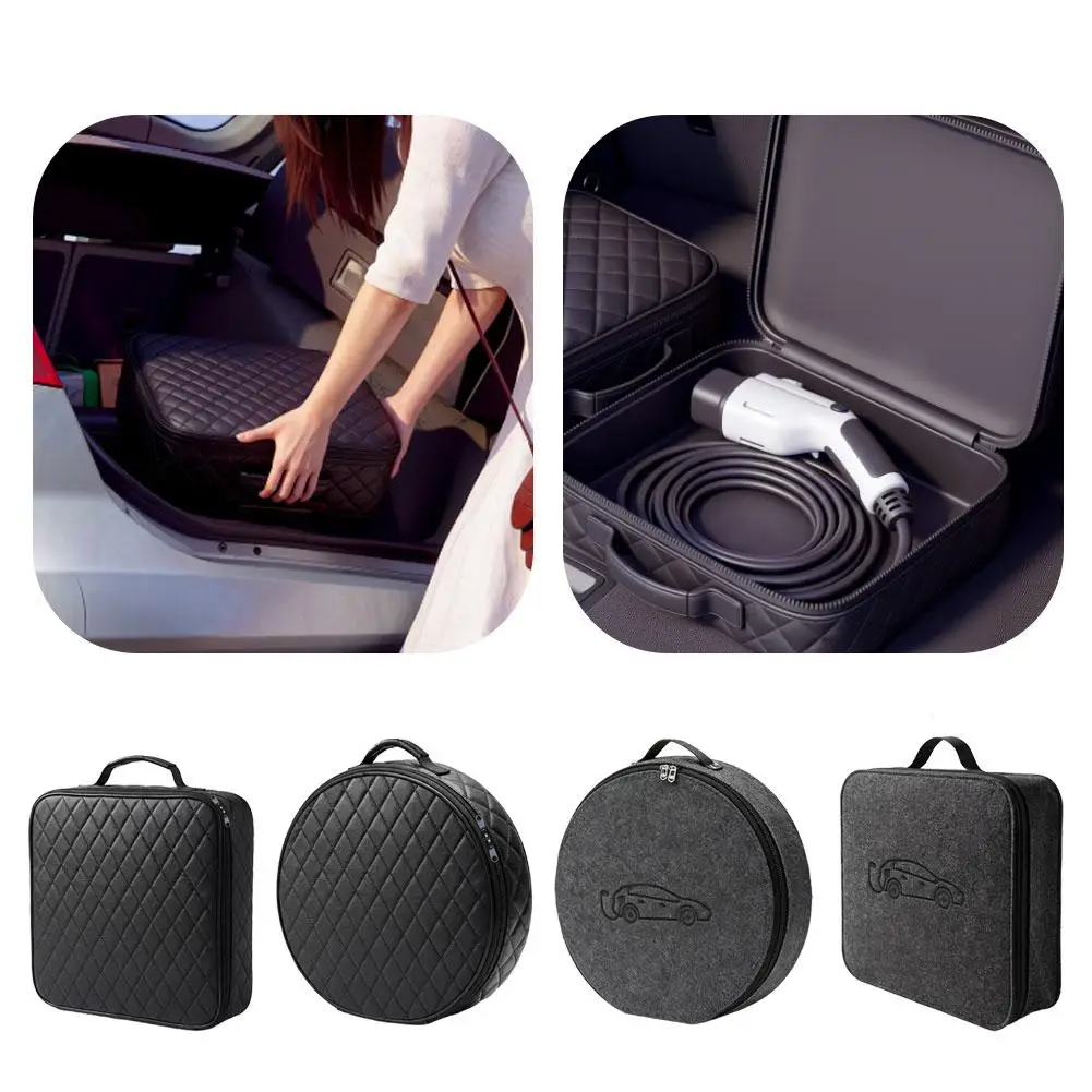 

2026 New Electric Vehicle Charging Units Bag Car Storage Bag Organizer For Rechargeable Gun Storage Box Accessories H7i5