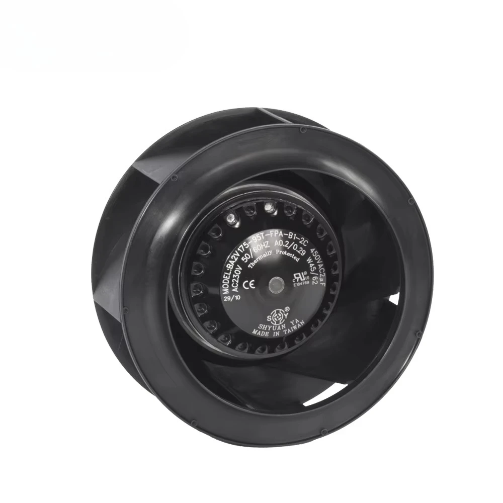 

175x95mm Plastic Impeller Backward Centrifugal Fan