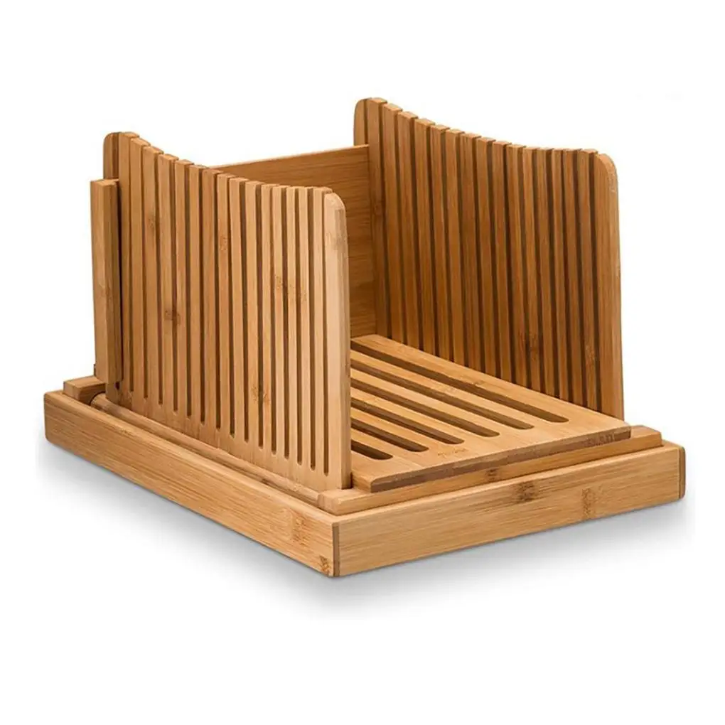 Bamboo Bread Slicer Set Efficient Food Slicers Tools Slicing Tool Bakeware Accessory Kitchen Gadget Slice Accessories