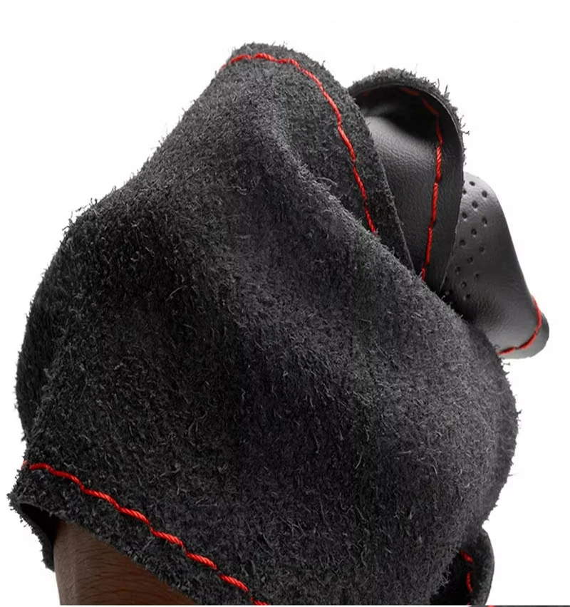 Leder-Lenkradbezug zum Aufnähen, passend für 38 cm (14 Zoll), DIY-Lenkrad, atmungsaktiv und rutschfest, Autoprodukte – Detail 8