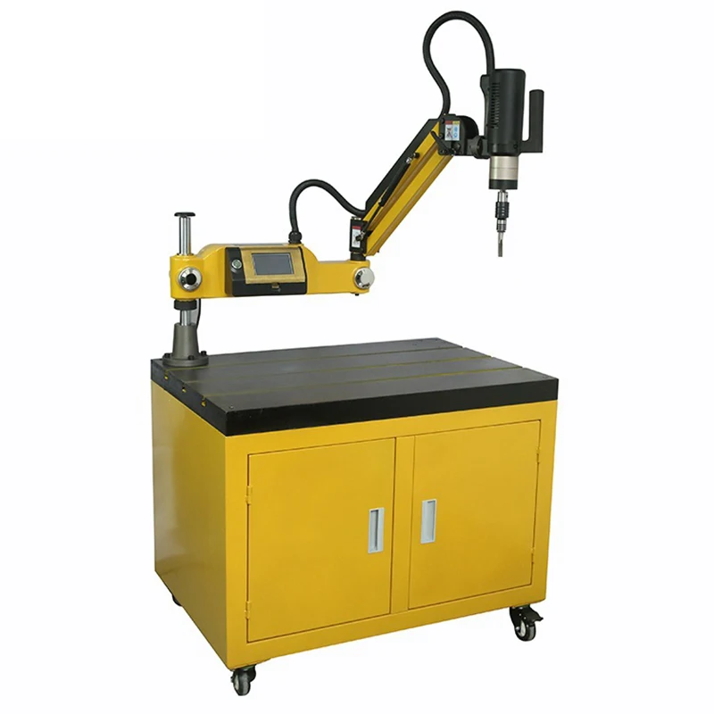 M3-M16 CNC Electric Tapping Machine Servo Motor Electric Tapper Drilling Easy Arm Power Tool Threading Machine With Chucks