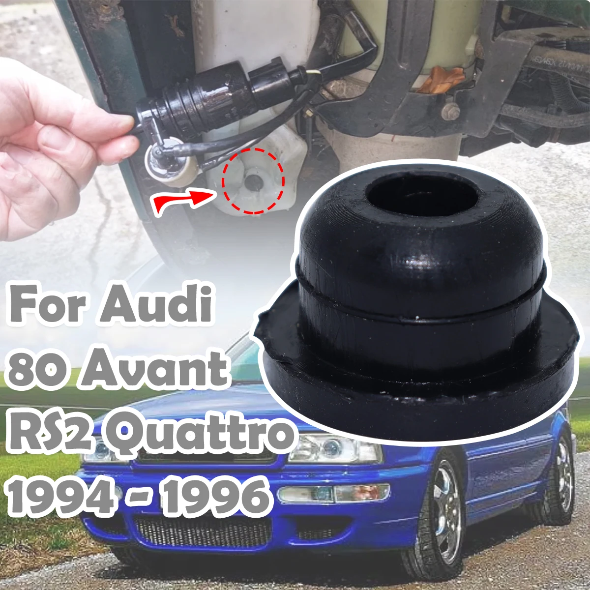 

Car Windshield Washer Headlight Pump Seal Water Reservoir Gasket Grommet Mount Cap Plug For Audi 80 Avant RS2 Quattro 1994 -1996