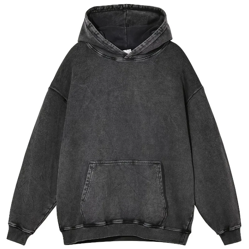 

Ретро американский хип-хоп уличный стиль ретро осень и зима новая стираная свободная модная новая толстовка унисекс