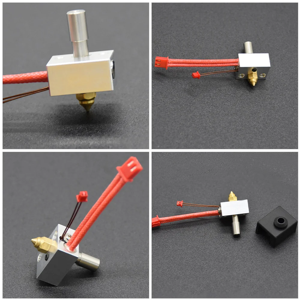 

1 set 1 Set Printer Extruder High-Temperature Brass Nozzle 0.4Mm Precision Printing Head For 3D Printers Durable Replacement