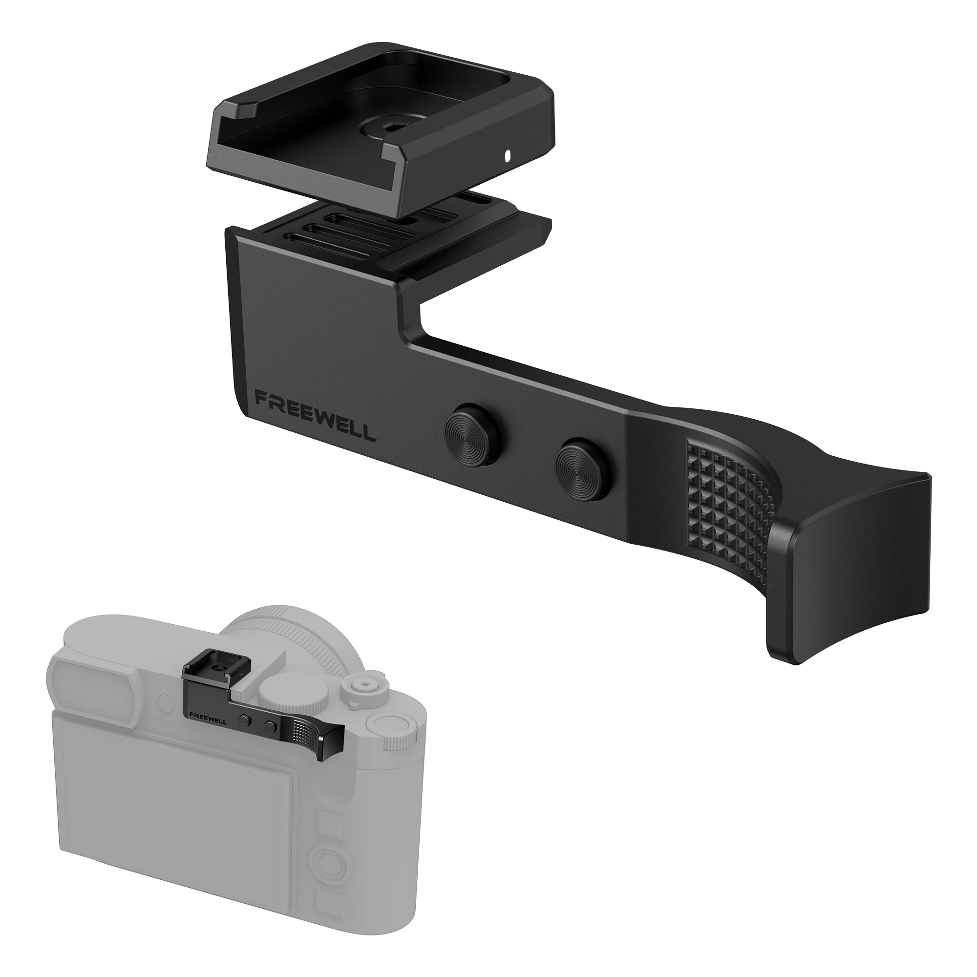 

Freewell Thumb Grip CNC Aluminum Construction and Enhanced Stability Compatibility Leica Q3 43 Camera Photography Accessories