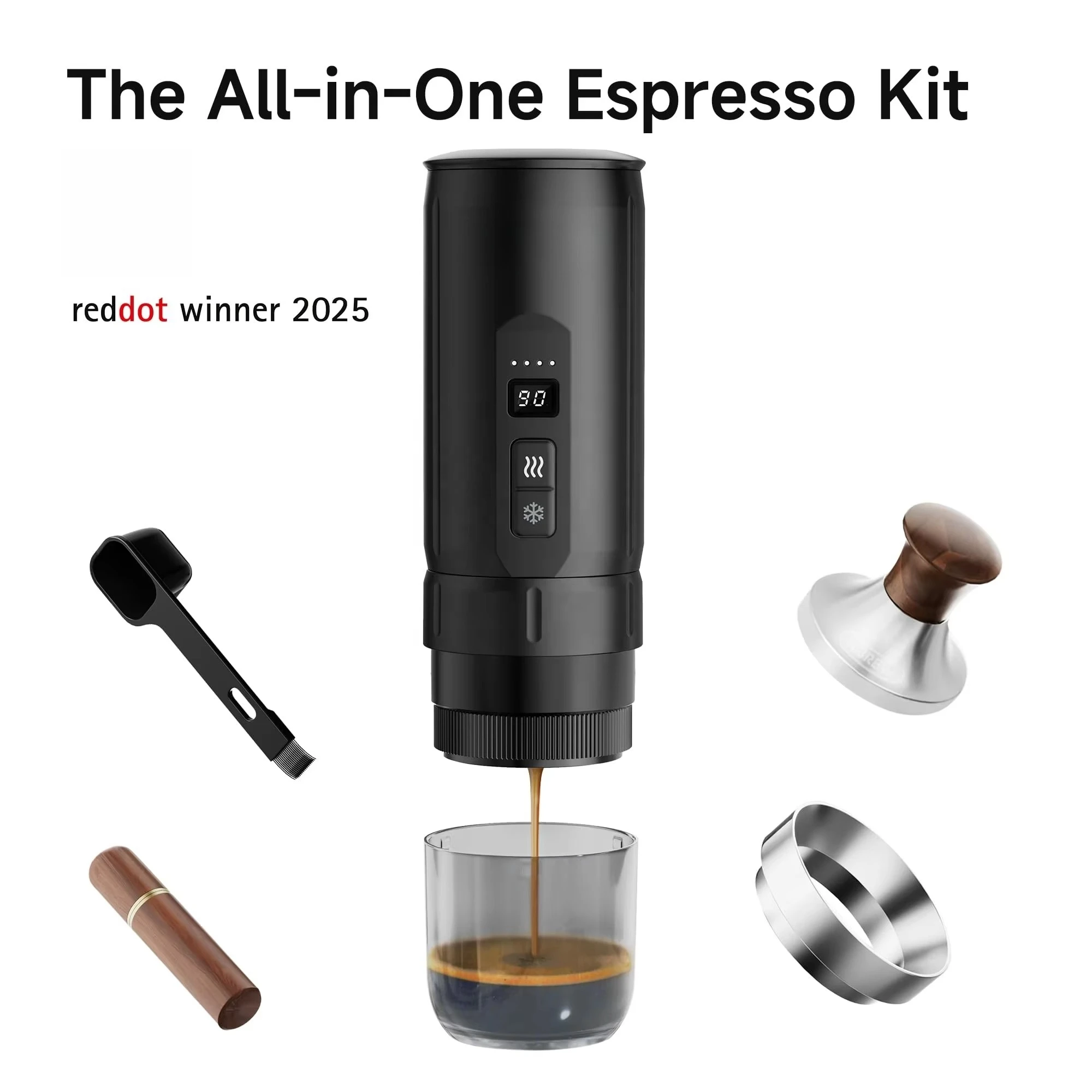 Portable Espresso Machine Travel USB-C Charging Self-heating Electric USB Capsule Espresso Maker Mini H4C Coffee Maker - view 2
