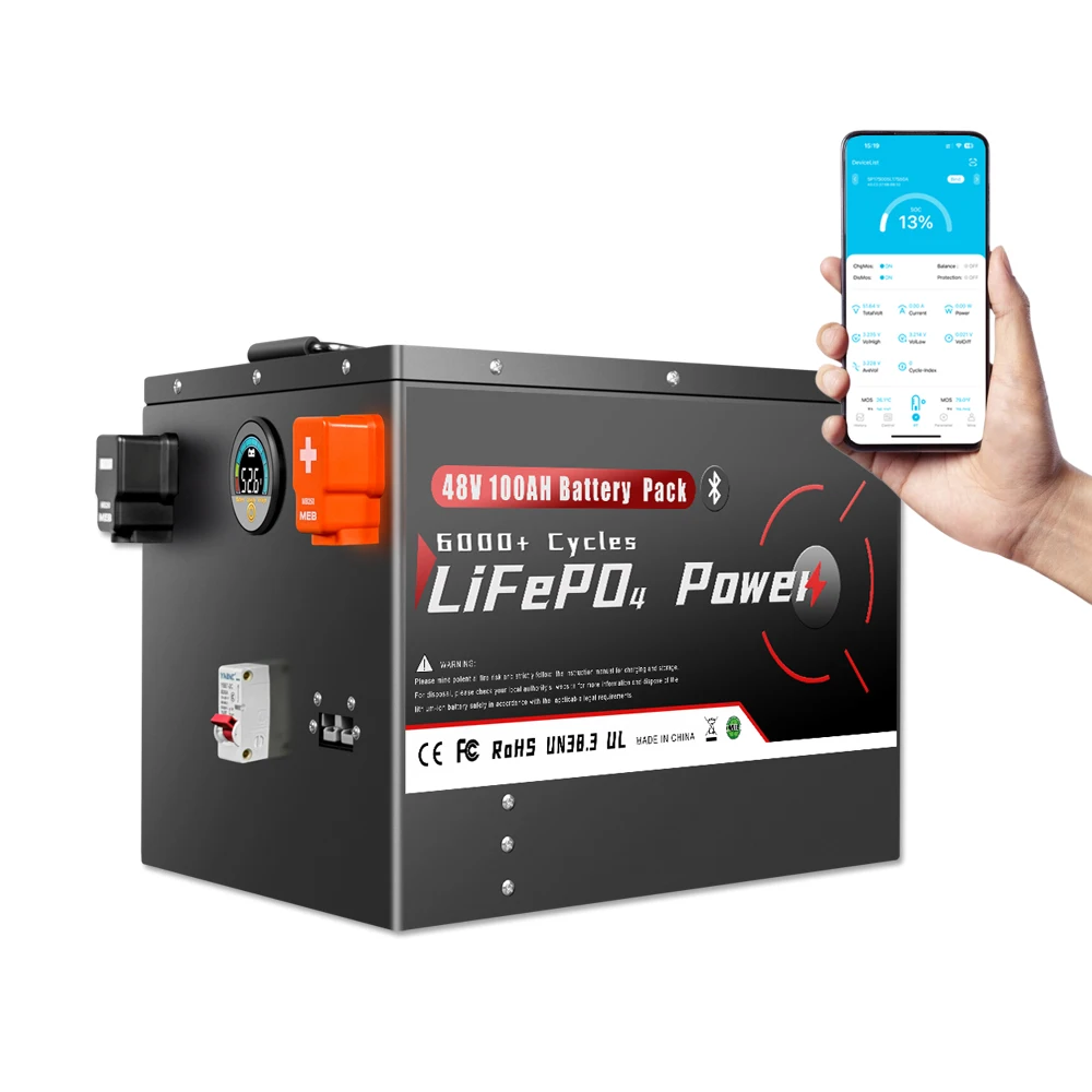 AliExpress LIAOCHEN 24V 100Ah 200Ah 300Ah LiFePO4 Battery Pack Bluetooth BMS Grade A 6000+ Deep Cycle For Solar Home Storage RV Boat Inverters PV