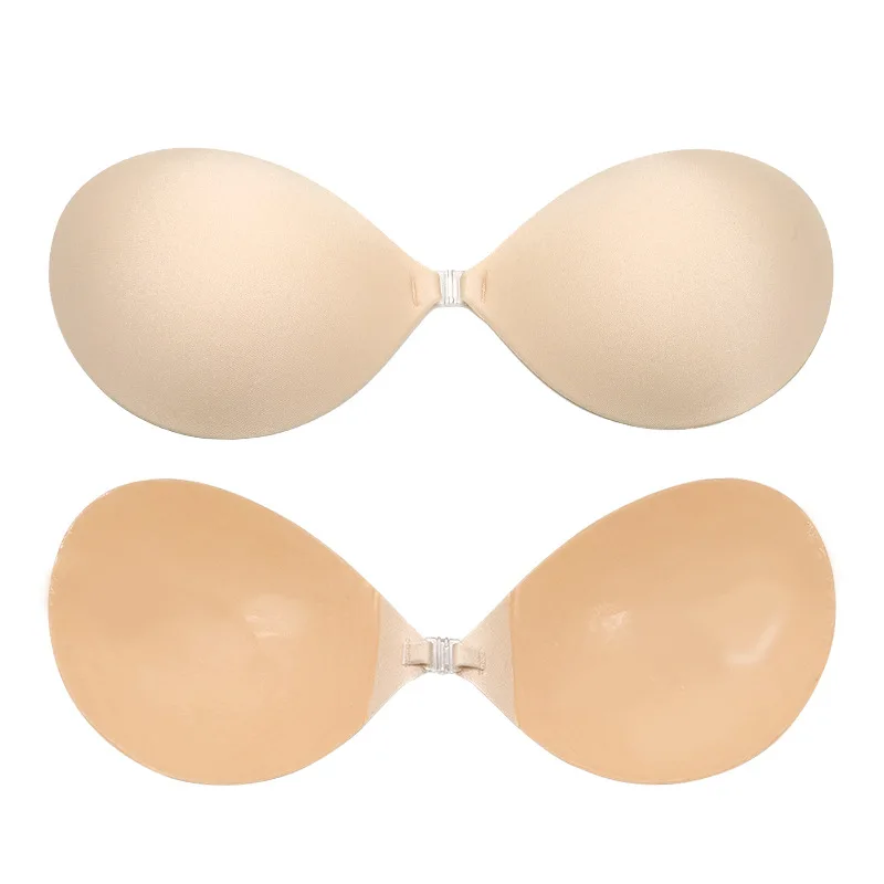 

Invisible Silicone Push Up Bra Women Strapless Adhesive Stick Brassiere Self-Adhesive Silicone Bust Front Closure Sticky Bra