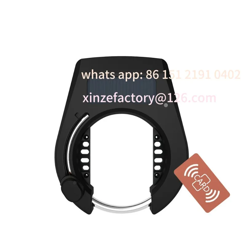 

Customizable Personal Bluetooth Smart Horseshoe Lock, Bike Lock, Bike Lock Metal Case Solar USB Charging Bike Lock