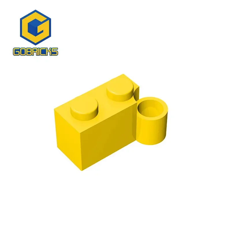 Gobricks 1 peça moc dobradiça tijolo 1x4 inferior compatível com modelo 3831 peças de blocos de construção crianças diy brinquedos de montagem educacional