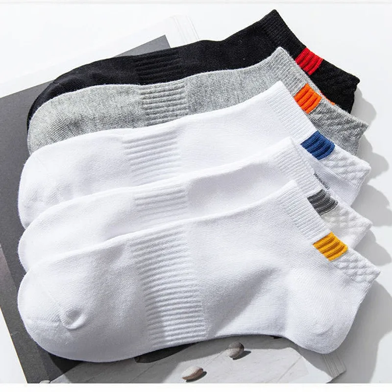 

Socks men's and women's summer short socks sweat-absorbing deodorant sports boat socks short summer thin shallow mouth low-top b