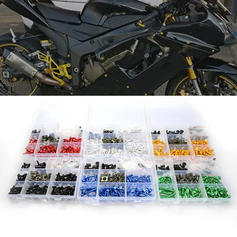 202PCS Fairing Bolts Kit Bodywork Fasteners Screws Nut FOR benelli TRK502X TRK502 TR300 TNT600 SRK600 SRK350 BN302 BN125