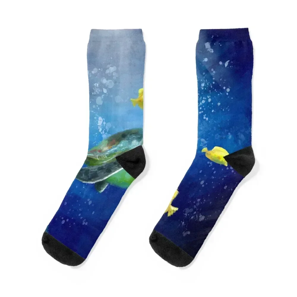 

Underwater Socks Lots funny gift hiphop ankle Socks Women Men's