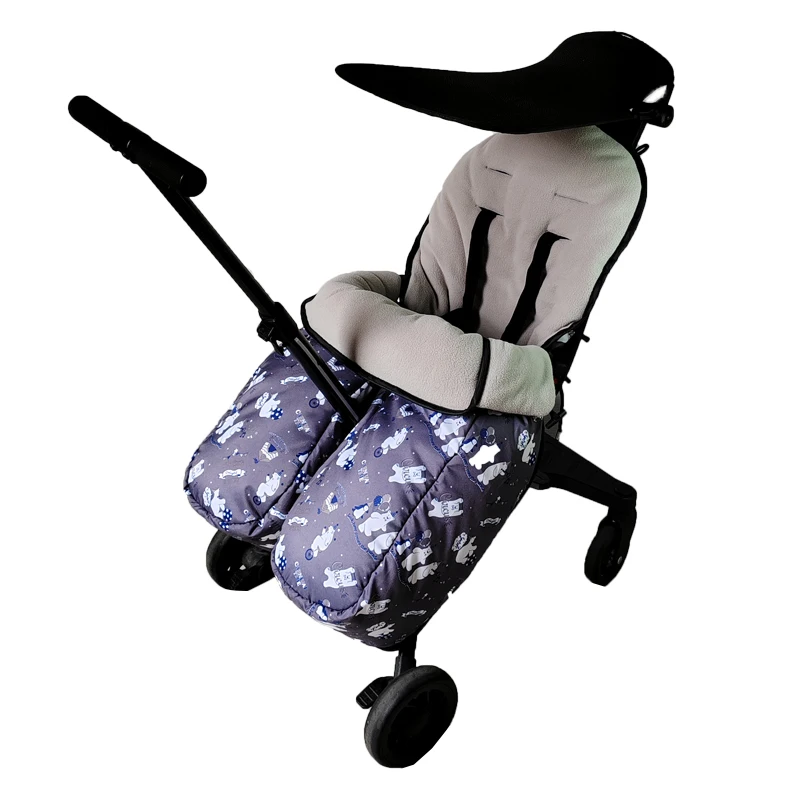 

Baby Stroller Sleeping Bag Winter Footmuff Foot Cover Windproof Socks Univerisal Stroller Accessories Buggy Seat Warm Cushion